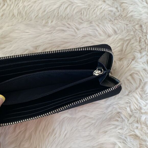 Coach Rose Floral Patter Long Zippy Wallet - Picture 9 of 16